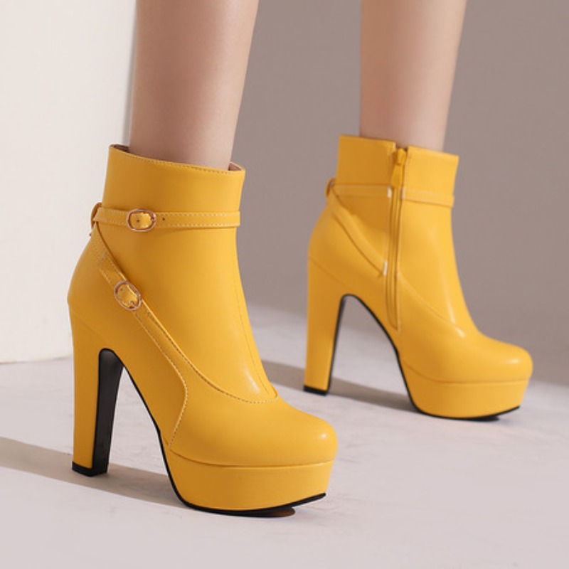 Ethnic Fashion For Ladies - Fashion Platform Boots Women Sexy Rivets