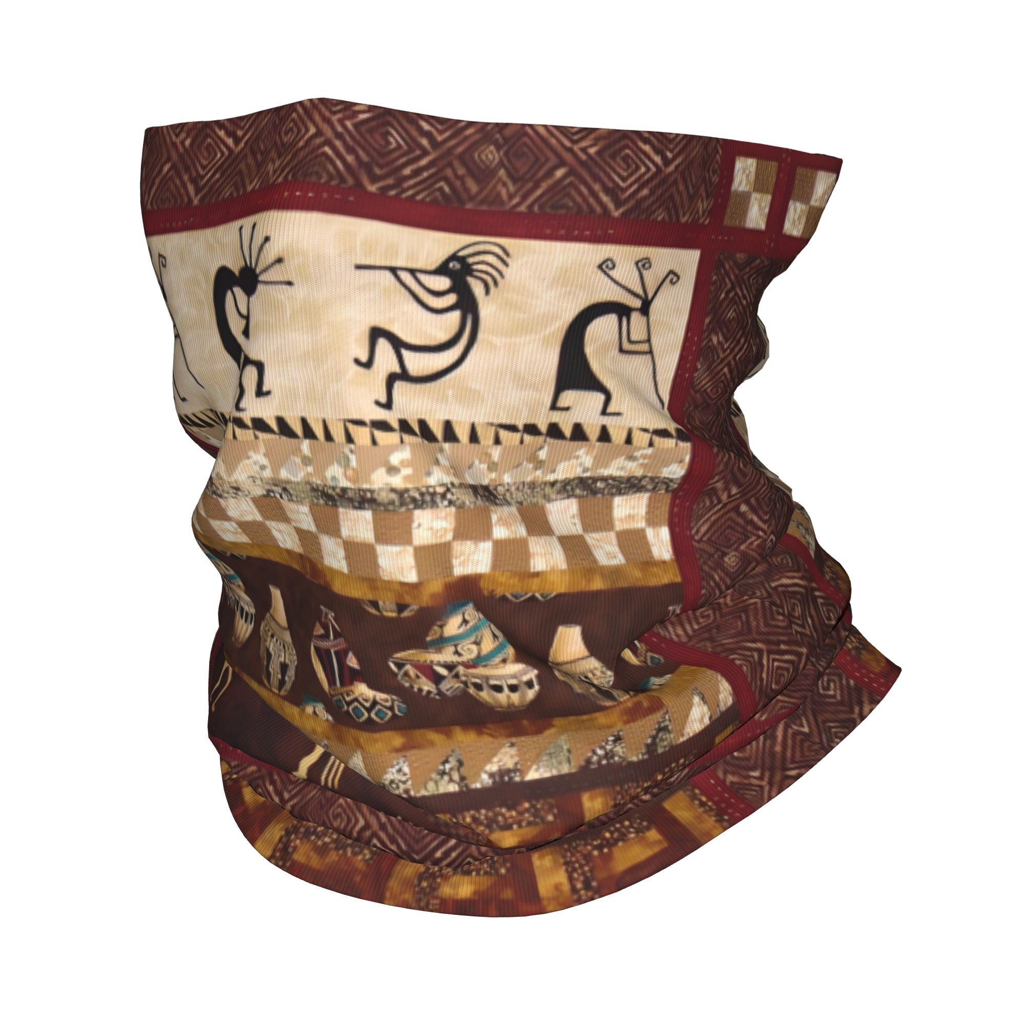 Ethnic Fashion Designers - Custom Kokopelli Winter Headband Neck Warmer
