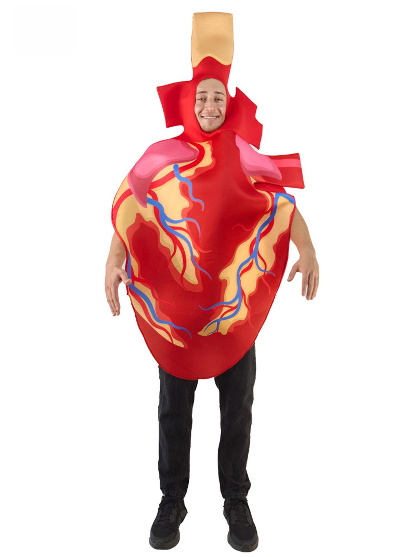 Ethnic Fashion Designers - Halloween Funny Party Big Heart Costume