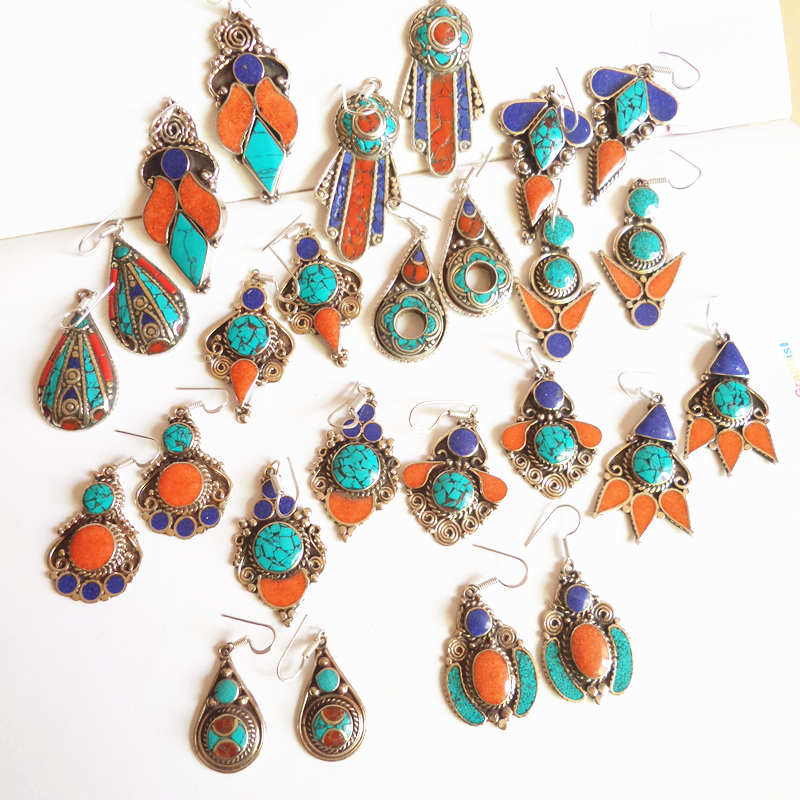 E007 Indian Vintage Hand Earri - Ethnic Fashion Com recension och pris