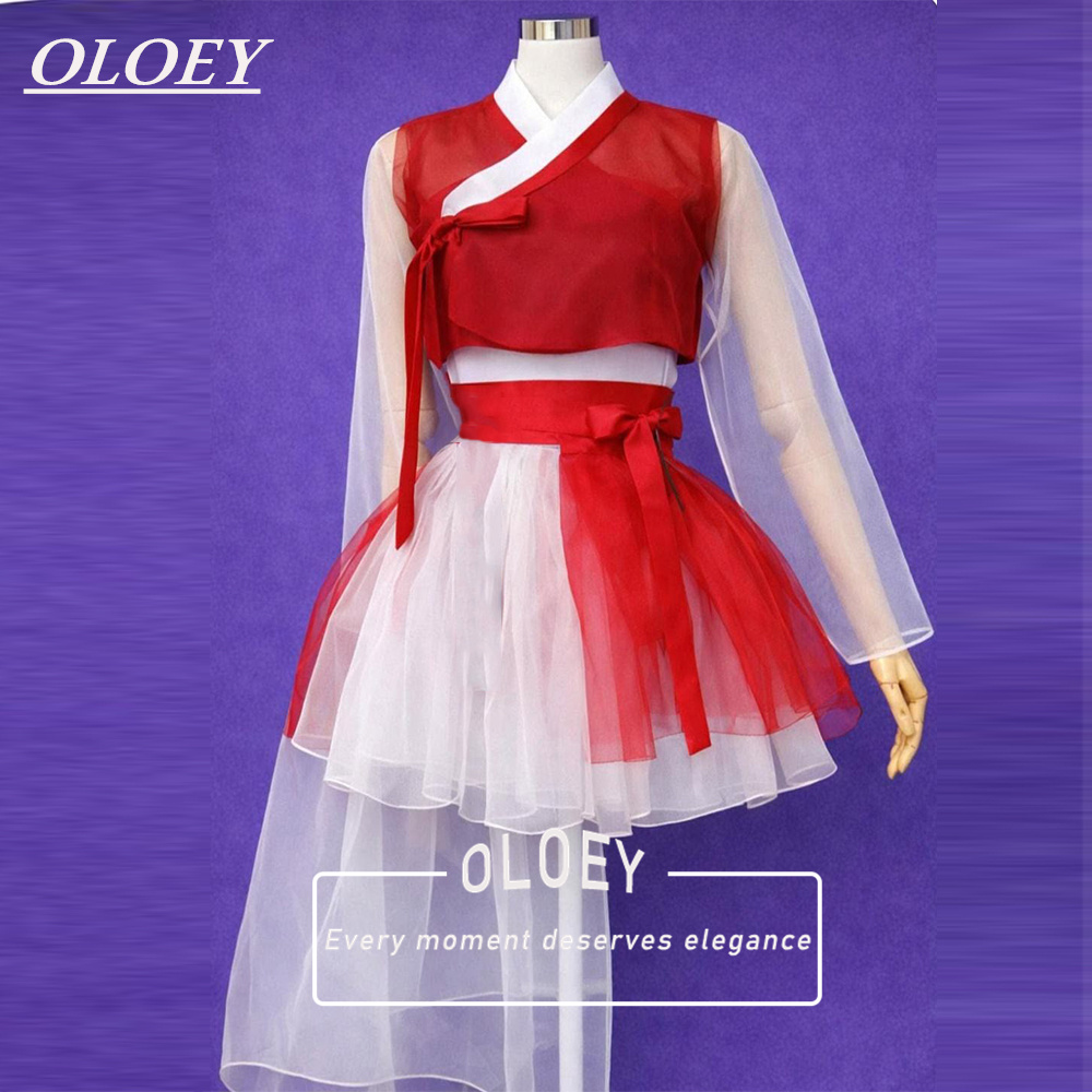 OLOEY Vintage Hanbok Korean Pe - Hanbok Modern Set recension och pris