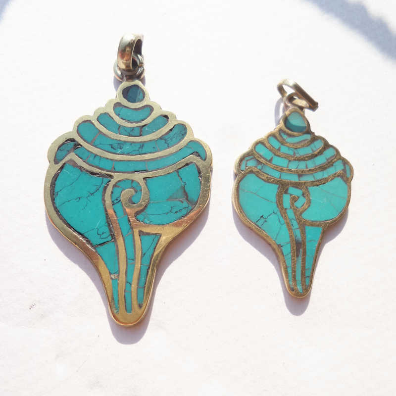 Tibetan Amulet Brass Inlaid St - Ethnic Fashion Com recension och pris