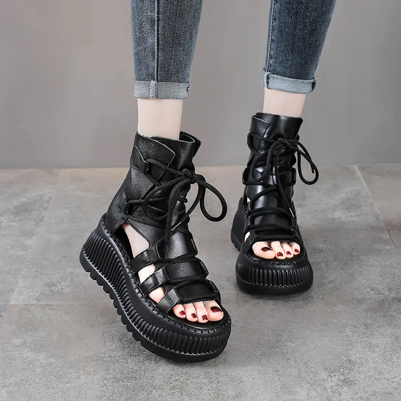 8CM Ethnic Cow Genuine Leather - Ethnic Fashion For Ladies recension och pris
