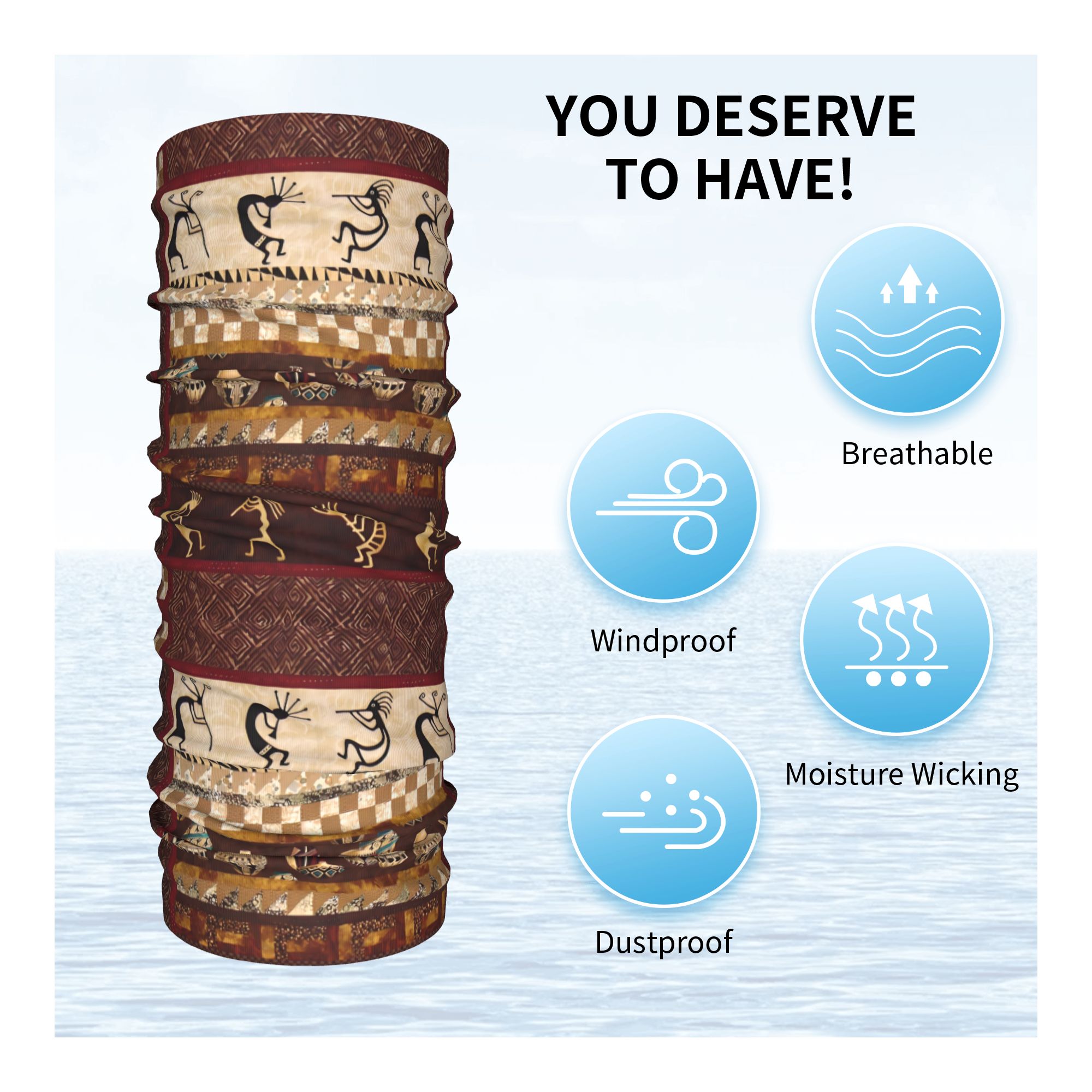 Custom Kokopelli Winter Headba - Ethnic Fashion Designers recension och pris