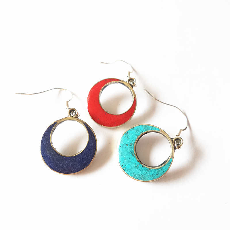 Ethnic Vintage Earring Circle  - Ethnic Fashion Com recension och pris