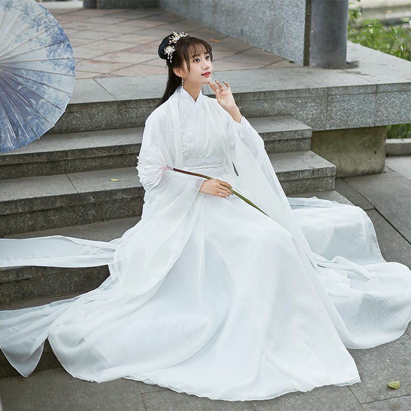 Modern Hanfu Woman Chinese Tra - Hanbok Modern Set recension och pris