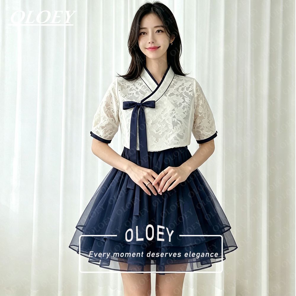 OLOEY Modern Black Short Conce - Hanbok Modern Set recension och pris