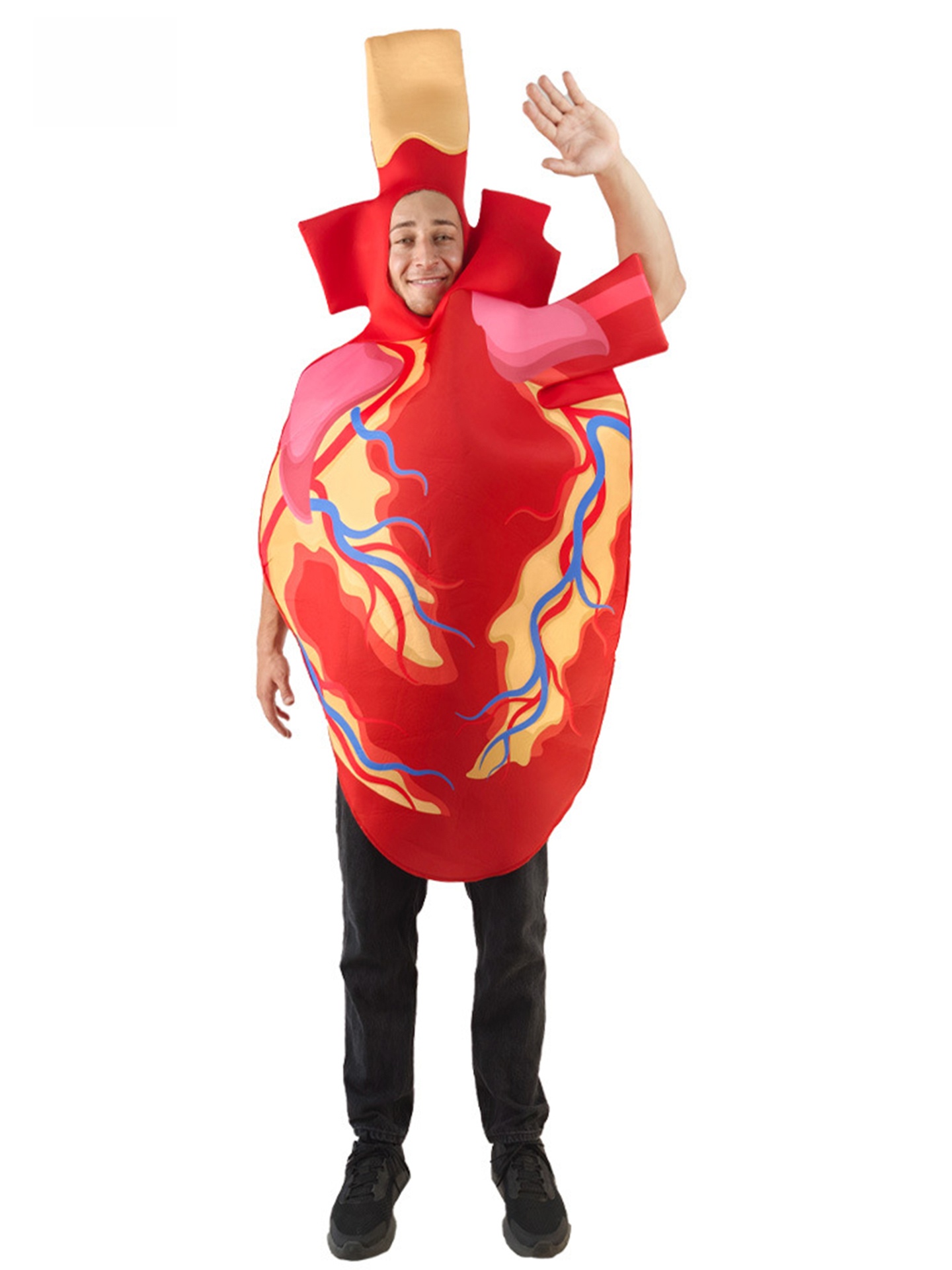 Halloween Funny Party Big Hear - Ethnic Fashion Designers recension och pris