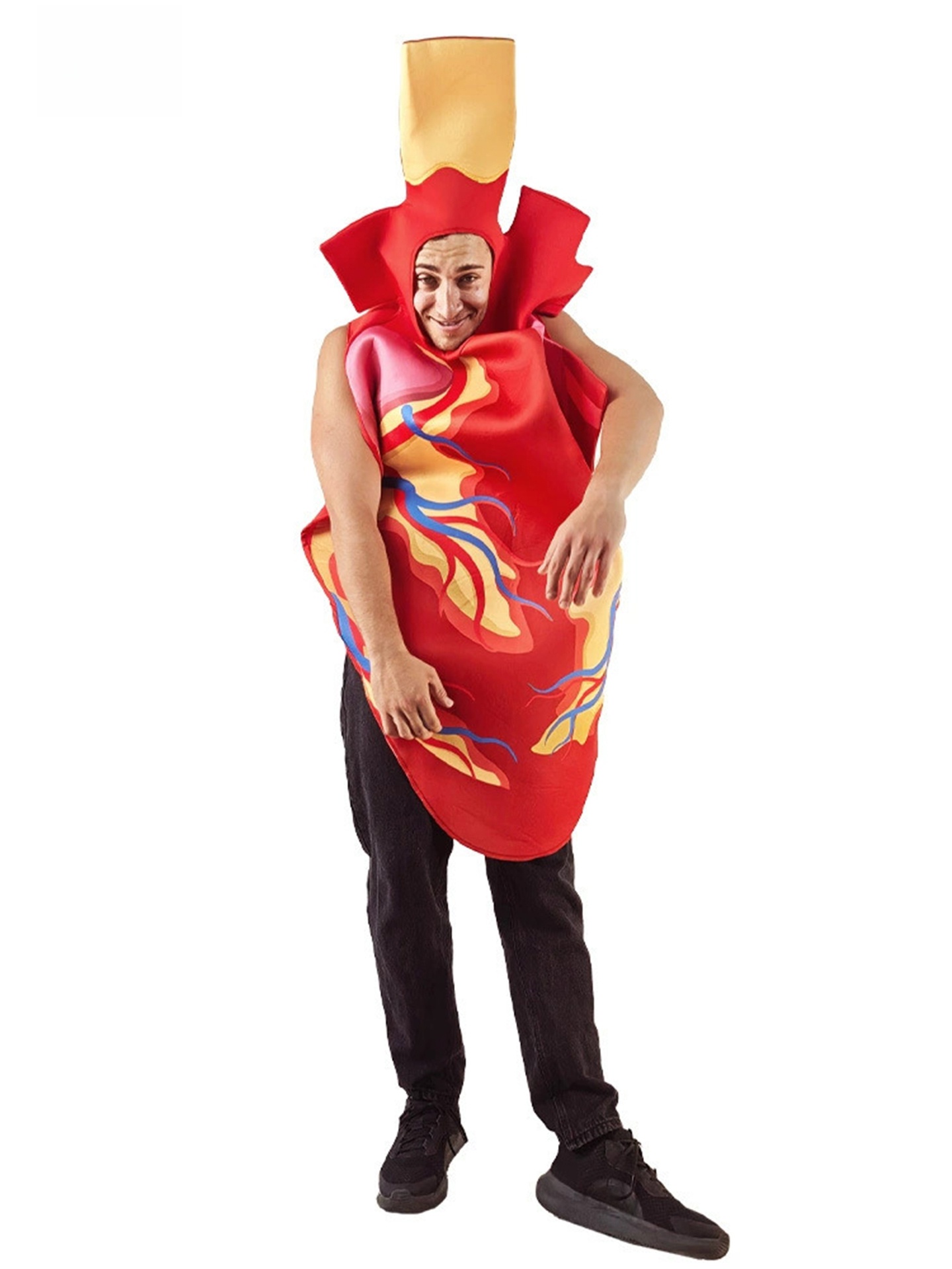 Halloween Funny Party Big Hear - Ethnic Fashion Designers recension och pris
