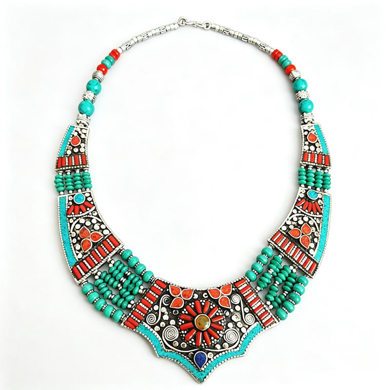 BOHO Vintage Necklaces Collect - Ethnic Fashion Com recension och pris