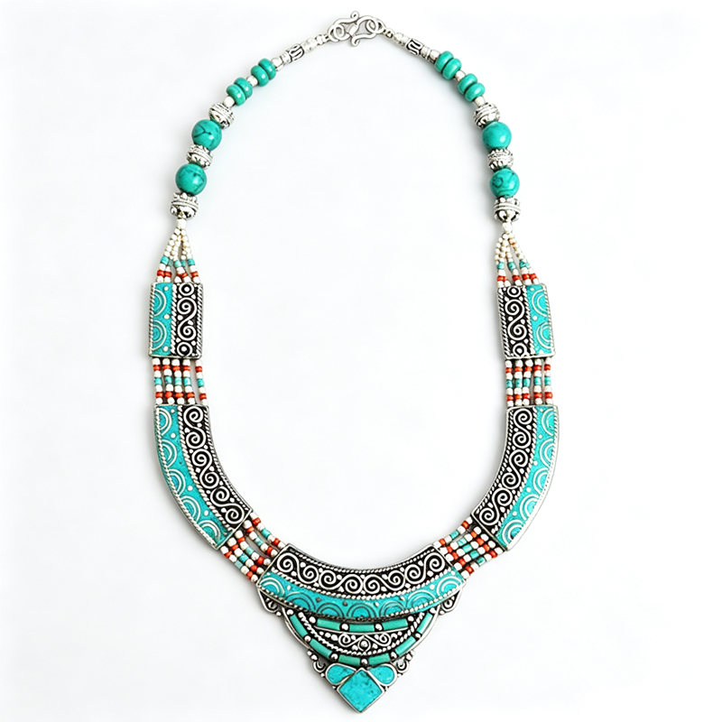 BOHO Vintage Necklaces Collect - Ethnic Fashion Com recension och pris