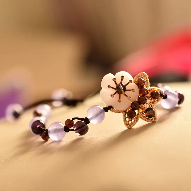 Chinese Crystal Mori Bracelet  - Ethnic Fashion For Ladies recension och pris