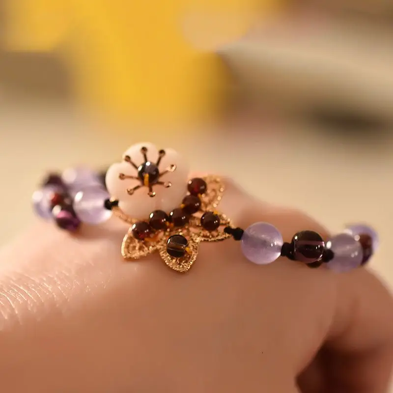 Chinese Crystal Mori Bracelet  - Ethnic Fashion For Ladies recension och pris