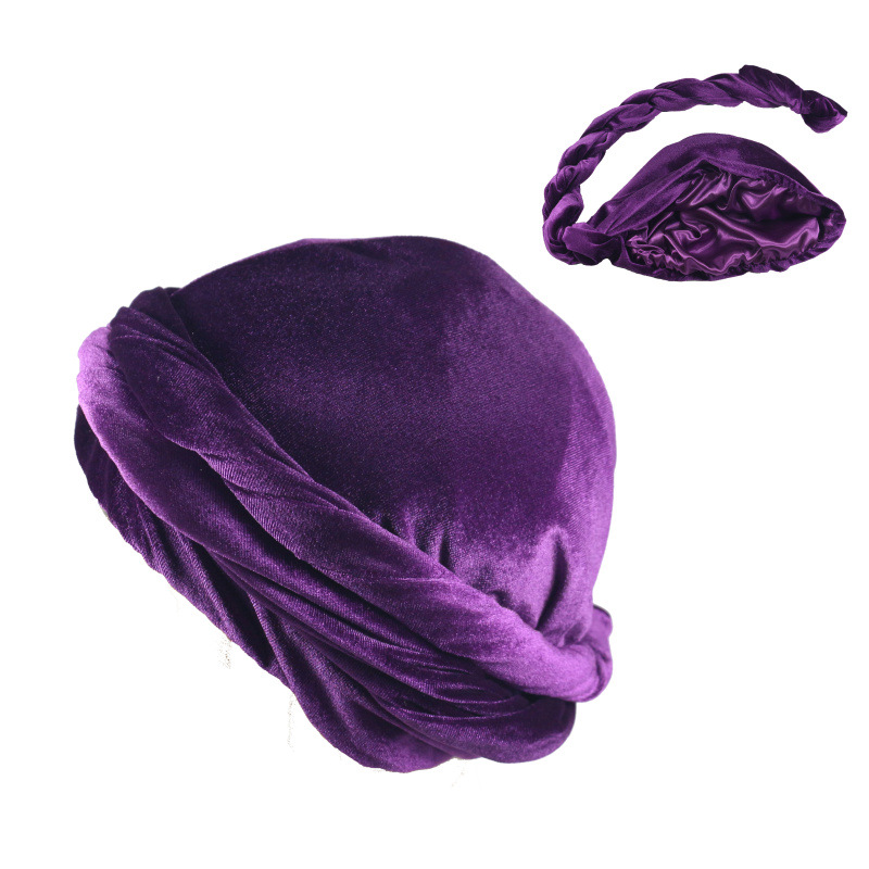Solid Color Men's Velvet Head  - Ethnic Fashion Designers recension och pris