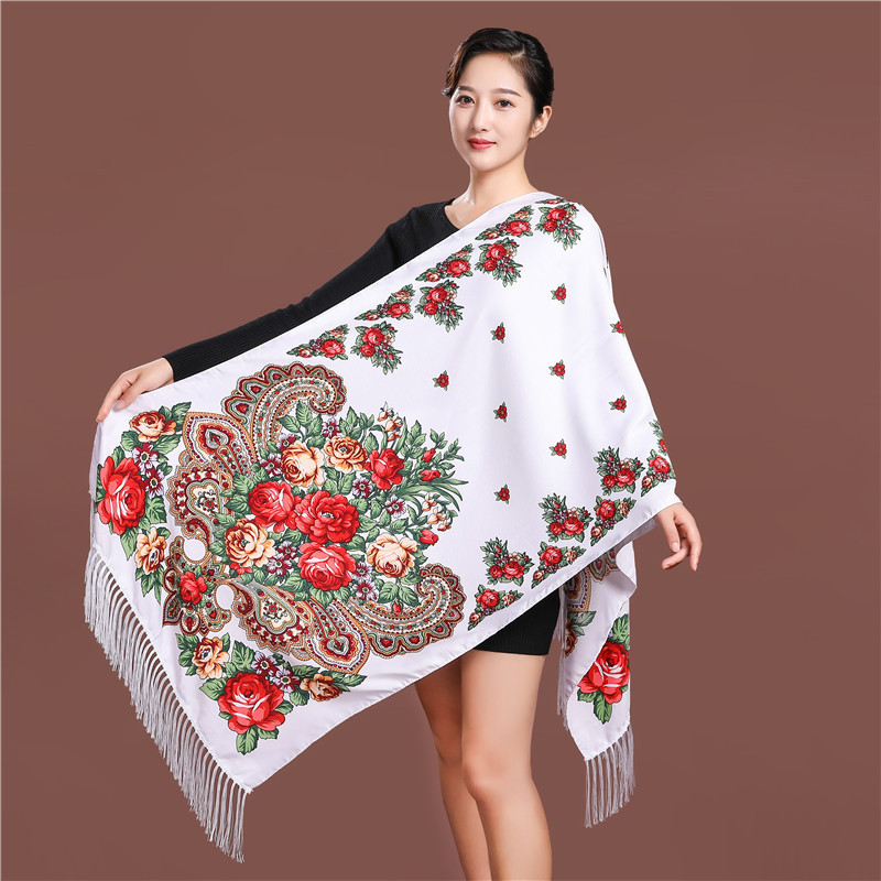 Russian Style Luxury Floral Pr - Ethnic Fashion For Ladies recension och pris