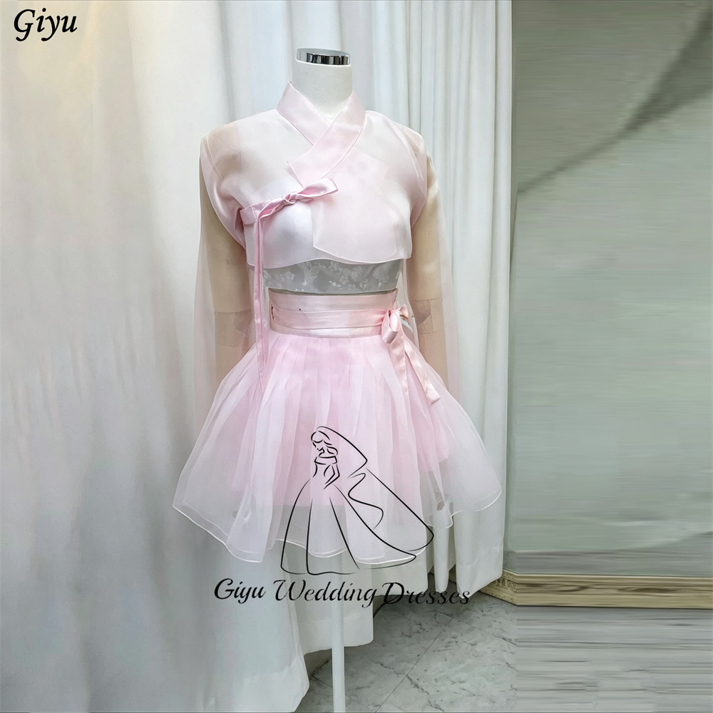 Giyu Pink Modern Hanbok Dress  - Hanbok Modern Set recension och pris