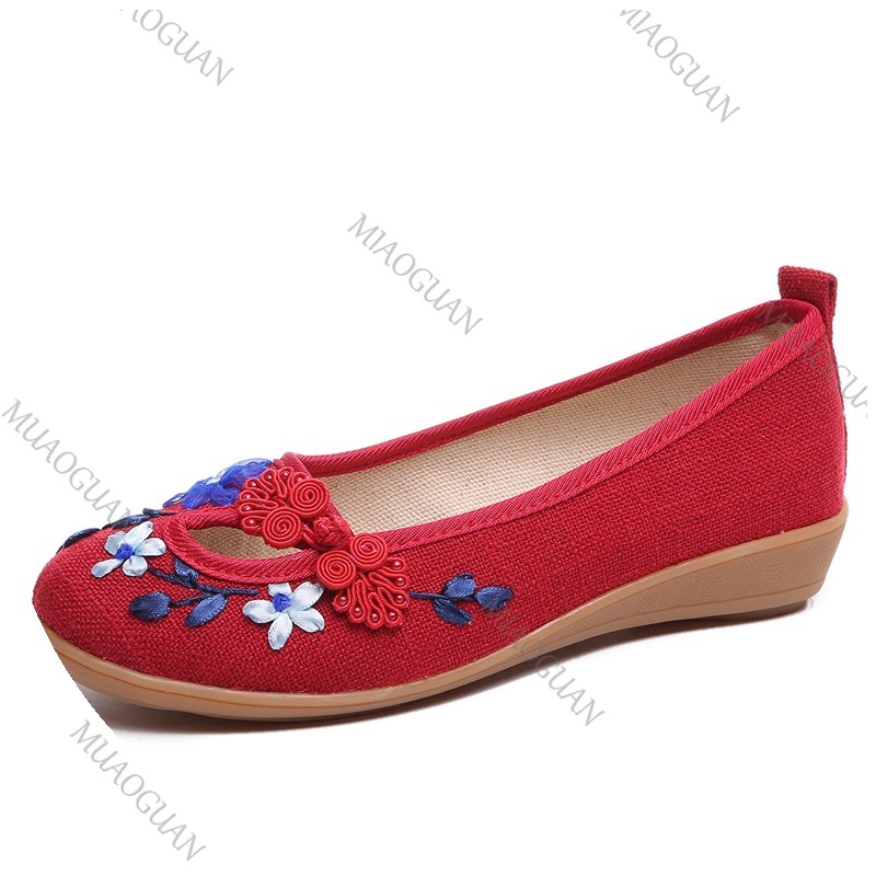 Embroidered Women Comfort Wedg - Ethnic Fashion For Ladies recension och pris