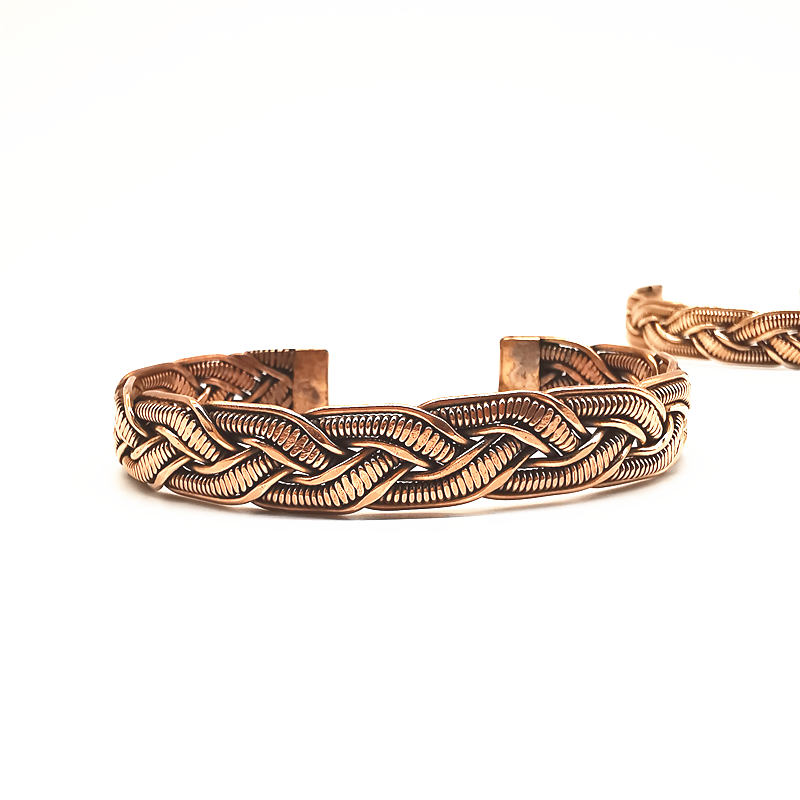 Red Copper Wristed Open Cuff W - Ethnic Fashion Com recension och pris