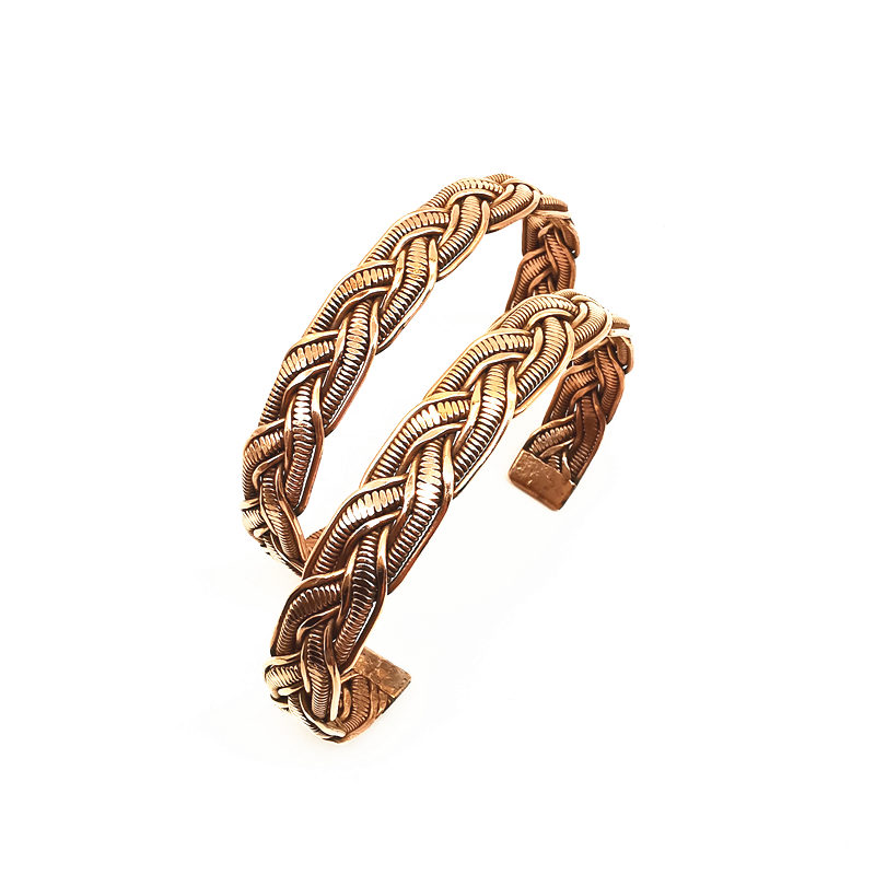 Red Copper Wristed Open Cuff W - Ethnic Fashion Com recension och pris