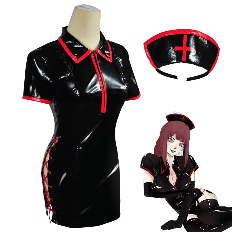 Anime Chainsaw Man Cosplay Cos - Ethnic Outfit recension och pris