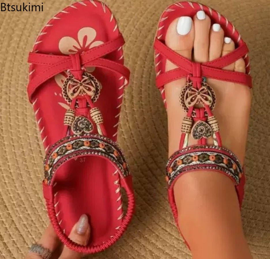 Women Bohemian Sandals Outdoor - Ethnic Fashion For Ladies recension och pris