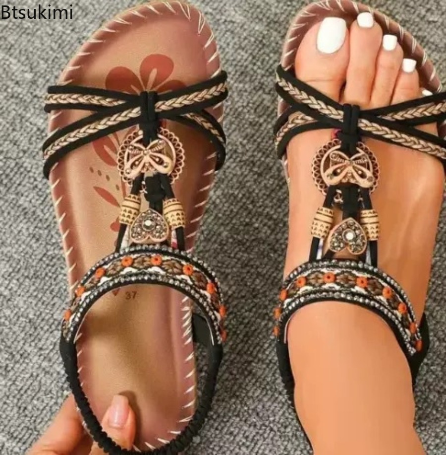 Women Bohemian Sandals Outdoor - Ethnic Fashion For Ladies recension och pris